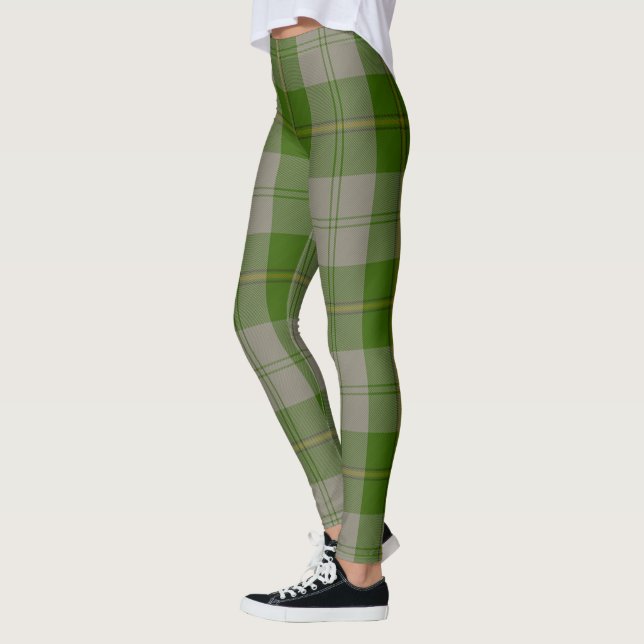 Scotstee Clan Cunningham Dress Green Dancers Tarta Leggings (Left)