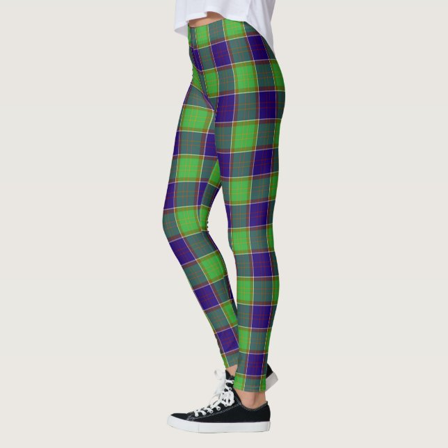 Scotstee Clan Dalrymple Tartan Women Leggings (Left)