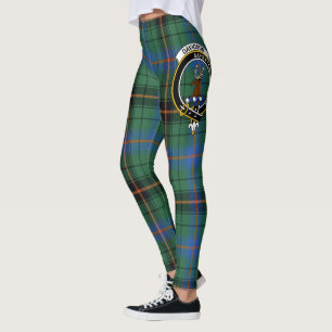 Scotstee Clan Davidson Ancient Crest Tartan Women  Leggings