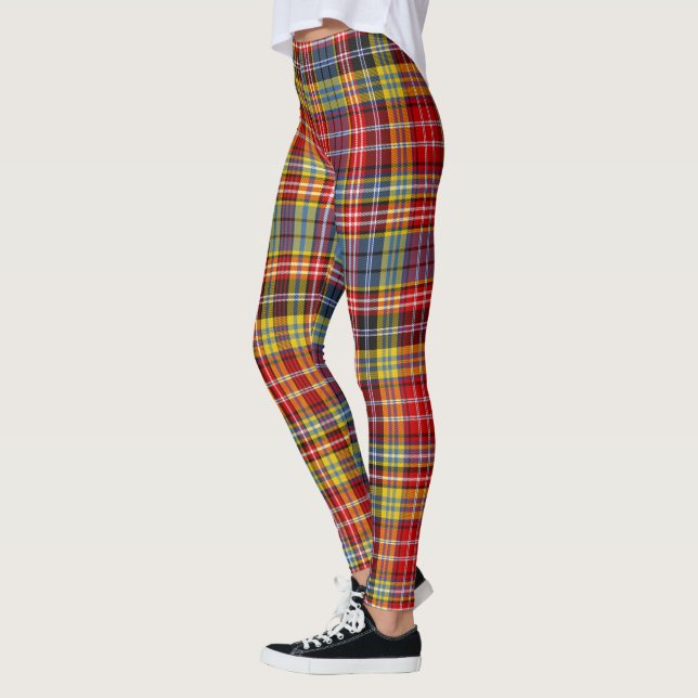 Scotstee Clan Drummond Of Strathallan Tartan Women Leggings (Left)