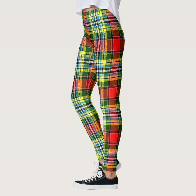 Scotstee Clan Dundee Tartan Women Leggings (Left)