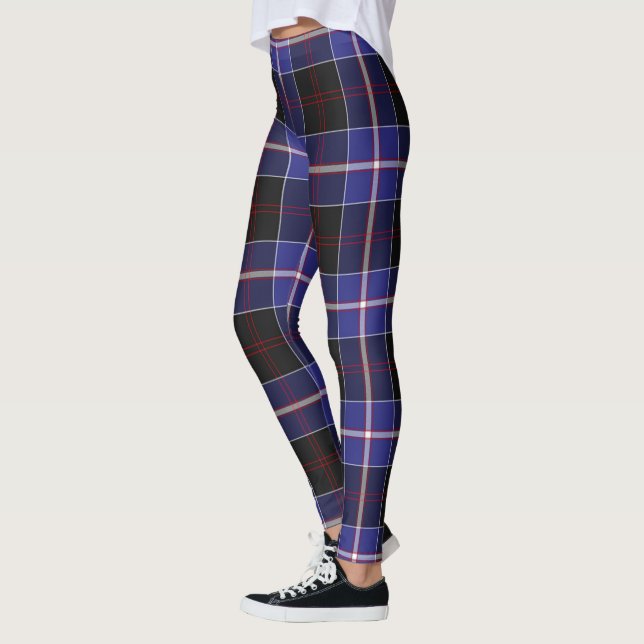 Scotstee Clan Dunlop Modern Tartan Women Leggings (Left)