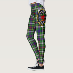 Scotstee Clan Farquharson Crest Tartan Women Leggings