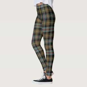 Scotstee Clan Farquharson Weathered Tartan Women Leggings