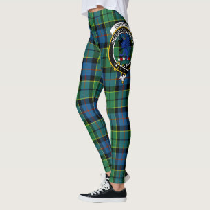 Scotstee Clan Forsyth Ancient Crest Tartan Women Leggings