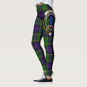 Scotstee Clan Forsyth Crest Tartan Women Leggings