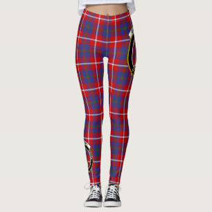 Scotstee Clan Galloway District Crest Tartan Women Leggings
