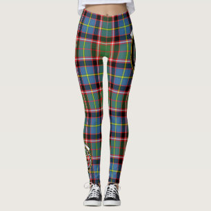 Scotstee Clan Glass Crest Tartan Women Leggings