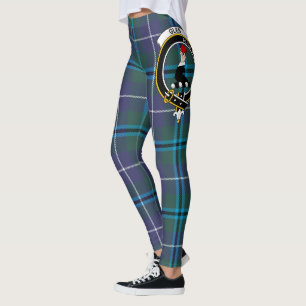 Scotstee Clan Glen Crest Tartan Women Leggings