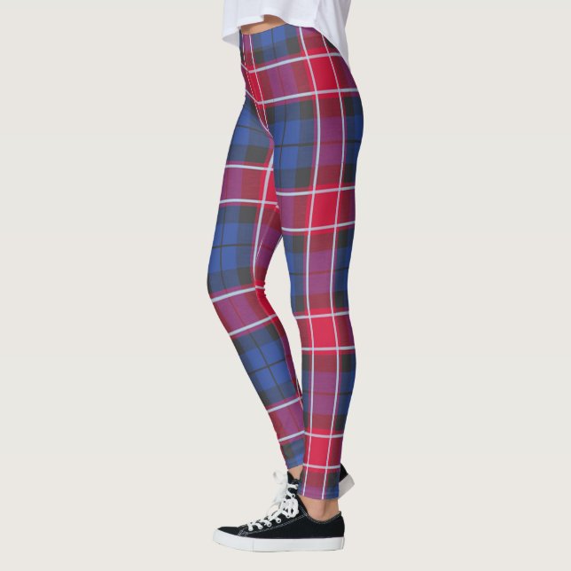 Scotstee Clan Graham Of Menteith Pink Tartan Women Leggings (Left)