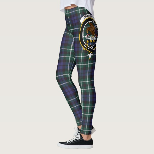 Scotstee Clan Graham Of Montrose Modern Crest Legg Leggings (Left)