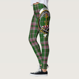 Scotstee Clan Gray Crest Tartan Women Leggings