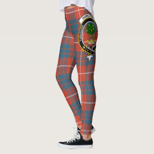 Scotstee Clan Hamilton Ancient Crest Tartan Women  Leggings