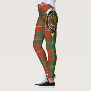 Scotstee Clan Hay Crest Tartan Women Leggings
