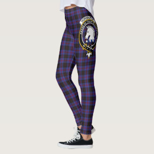 Scotstee Clan Horsburgh Crest Tartan Women Legging