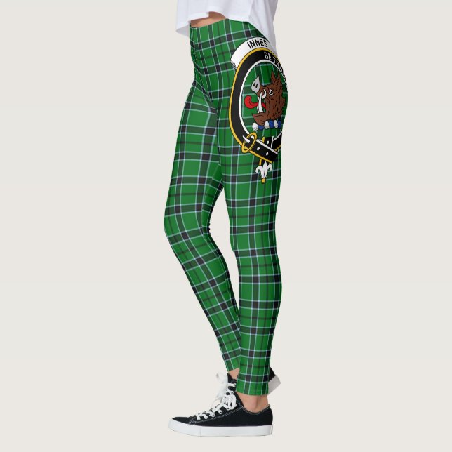 Scotstee Clan Innes Hunting Crest Tartan Women Leggings (Left)