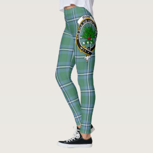 Scotstee Clan Irvine Crest Tartan Women Leggings
