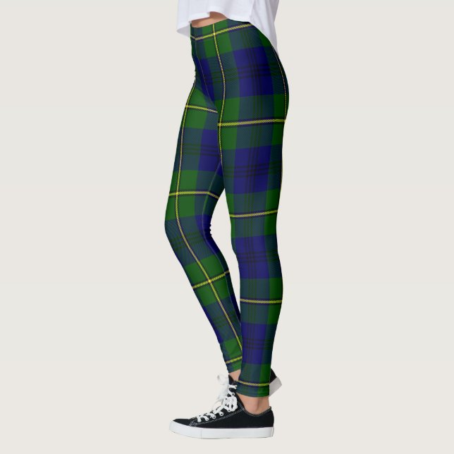 Scotstee Clan Johnson Tartan Women Leggings (Left)