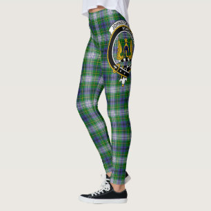 Scotstee Clan Johnston Dress Crest Tartan Women Leggings