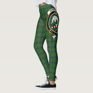 Scotstee Clan Kennedy Hunting Crest Tartan Women  Leggings