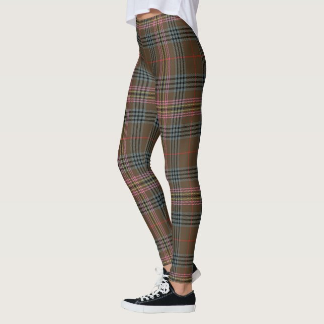 Scotstee Clan Kennedy Weathered Tartan Women Leggings (Left)