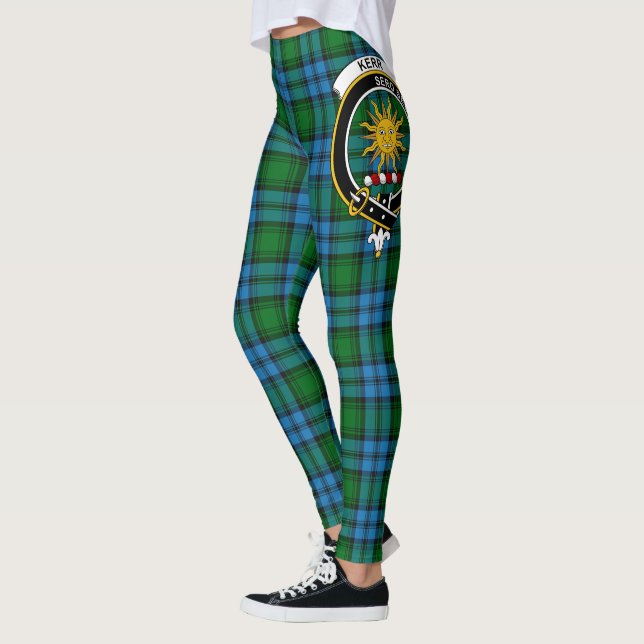 Scotstee Clan Kerr Hunting Crest Tartan Women Leggings (Left)