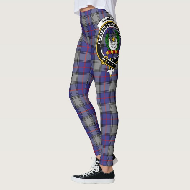 Scotstee Clan Kinnaird Crest Tartan Women Leggings (Left)