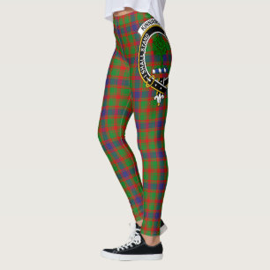 Scotstee Clan Kinninmont Crest Tartan Women Leggings