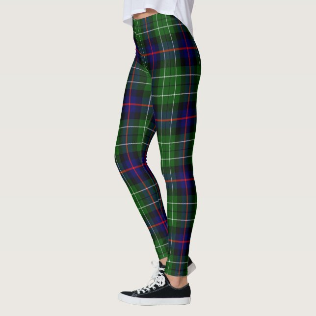 Scotstee Clan Leslie Tartan Women Leggings (Left)