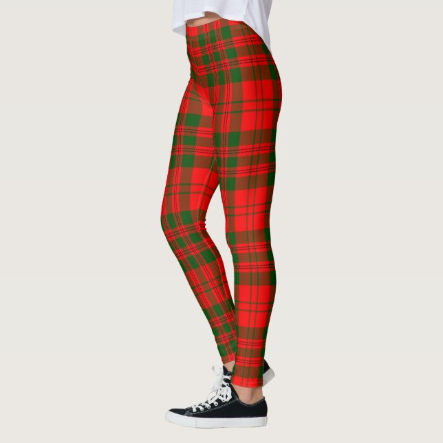 Scotstee Clan Livingstone Modern Tartan Women Leggings (Left)