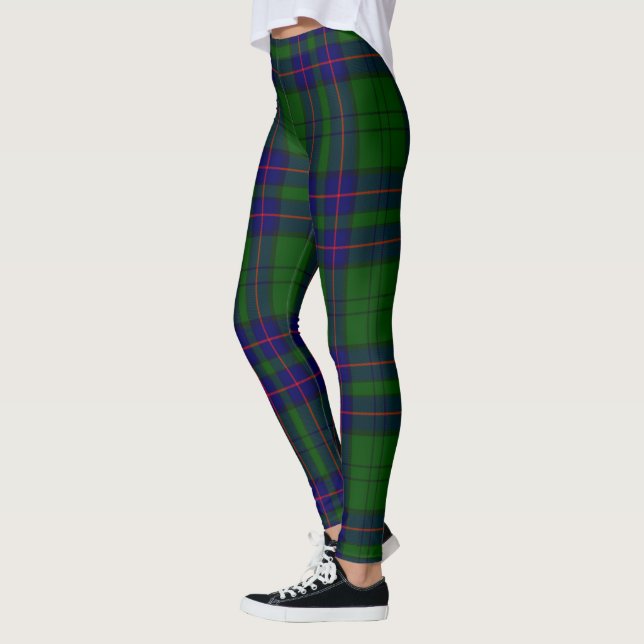 Scotstee Clan Lockhart Modern Tartan Women Legging (Left)