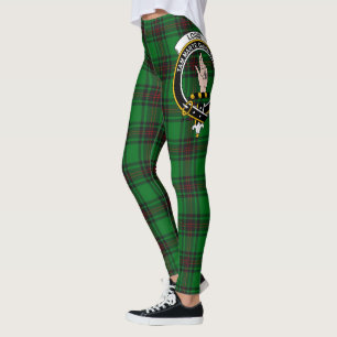 Scotstee Clan Logie Crest Tartan Women Leggings
