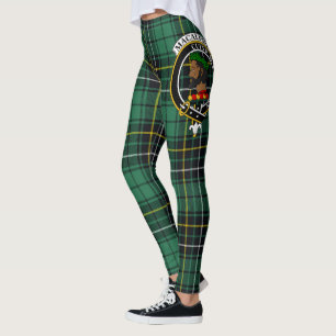 Scotstee Clan MacAlpine Crest Tartan Women Legging
