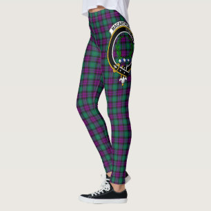 Scotstee Clan MacArthur of Milton Crest Tartan Leggings