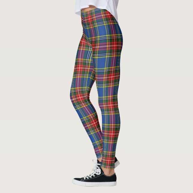 Scotstee Clan MacBeth Modern Tartan Women Leggings (Left)