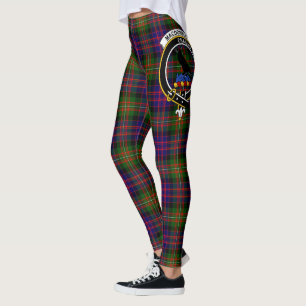 Scotstee Clan MacDonell Of Glengarry Modern Crest  Leggings