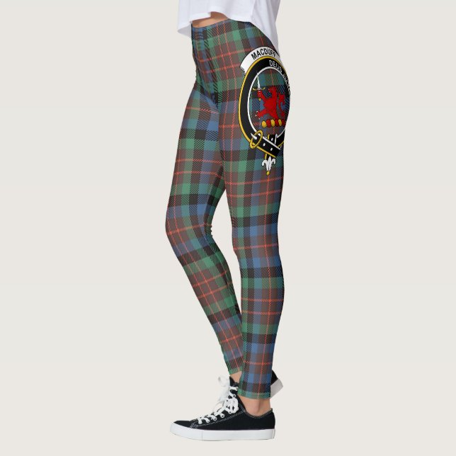 Scotstee Clan MacDuff Hunting Ancient Crest Tartan Leggings (Left)