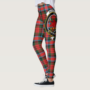Scotstee Clan MacDuff Modern Crest Tartan Women Leggings
