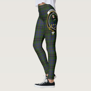 Scotstee Clan MacInnes Crest Tartan Women Leggings