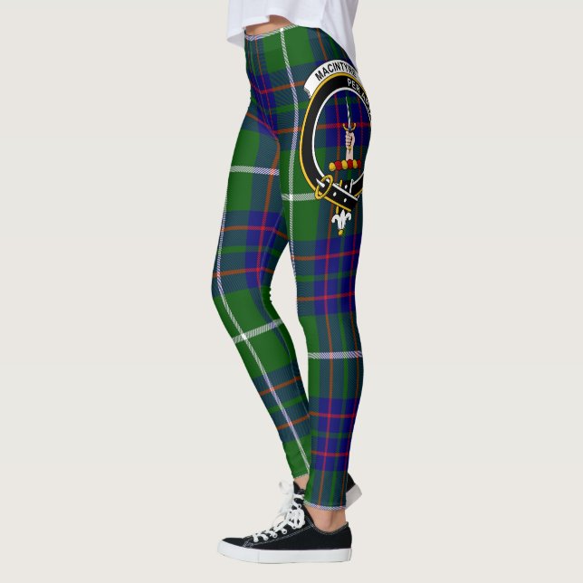 Scotstee Clan MacIntyre Hunting Modern Crest Tarta Leggings (Left)