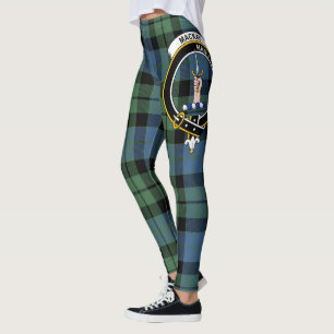 Scotstee Clan MacKay Ancient Crest Tartan Women Leggings