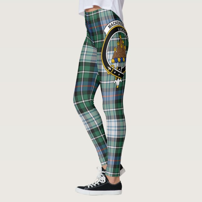 Scotstee Clan MacKenzie Dress Ancient Crest Tartan Leggings (Left)
