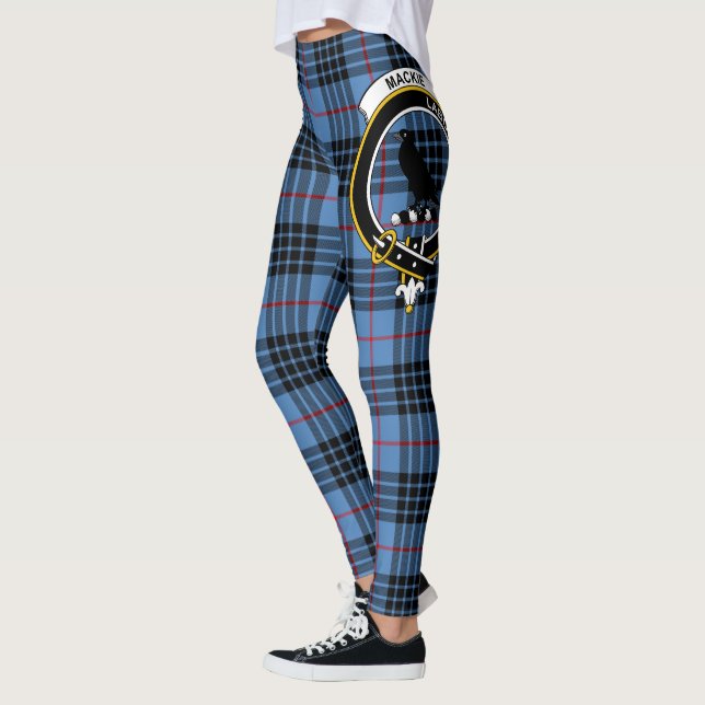 Scotstee Clan MacKie Ancient Crest Tartan Women Leggings (Left)