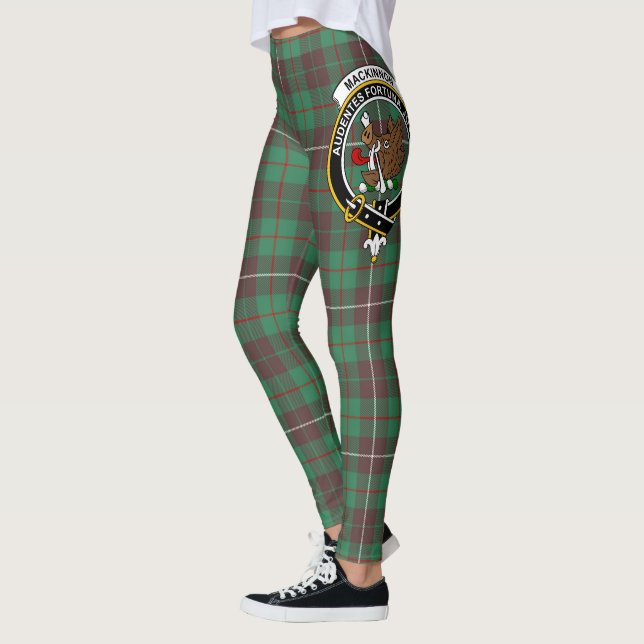 Scotstee Clan MacKinnon Hunting Ancient Crest Leggings (Left)