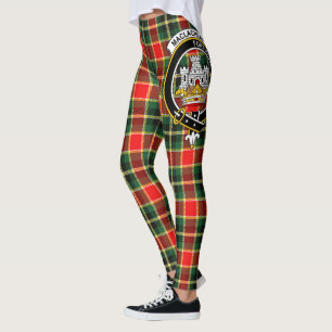 Scotstee Clan MacLachlan Hunting Modern Crest Tart Leggings