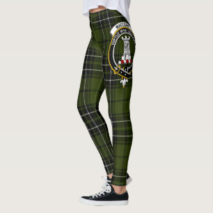 Scotstee Clan MacLean Hunting Crest Tartan Women Leggings