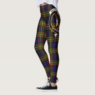 Scotstee Clan MacLellan Modern Crest Tartan Women Leggings