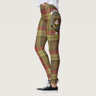 Scotstee Clan MacMillan Old WeatheredCrest Tartan  Leggings