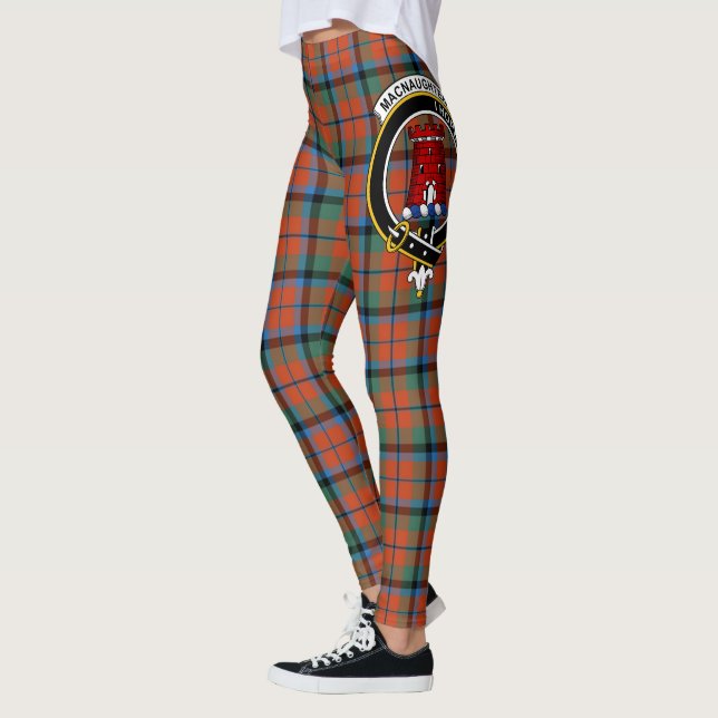 Scotstee Clan MacNaughton AncientCrest Tartan Leggings (Left)