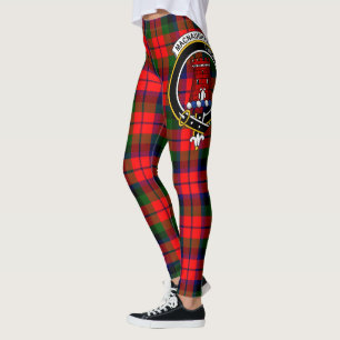 Scotstee Clan MacNaughtonCrest Tartan Women Leggings